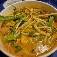 Tofu and mushroom curry soup at Pho in Leeds