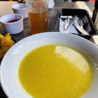 Soup  at Govinda's - Parque Berrio in Medellin