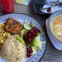   at Govinda's - Parque Berrio in Medellin