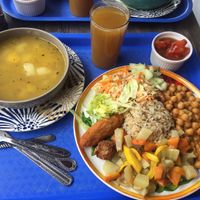 Lunch at Govinda's - Parque Berrio in Medellin