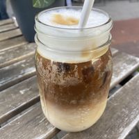 Iced oat milk latte   at Coffee Pirates in Essen