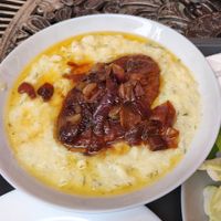 White Pumpkin Dish at Edeni Vegan in Budapest