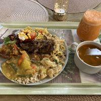 Mix Plate  at Edeni Vegan in Budapest