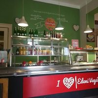 variety of vegan food at Edeni Vegan in Budapest