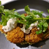 Crusted cauliflower at Fig Cafe in Castlemaine