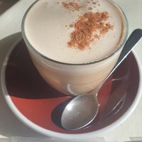 Chai latte at Fig Cafe in Castlemaine