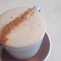 Mug of chai at Fig Cafe in Castlemaine