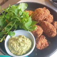 Cauliflower tartine at Fig Cafe in Castlemaine