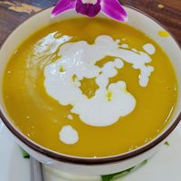 Pumpkin soup at Soul Organics in Koh Phangan
