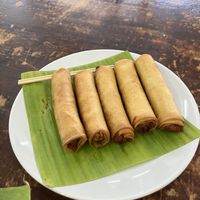 spring rolls  at Soul Organics in Koh Phangan