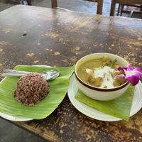 green curry   at Soul Organics in Koh Phangan