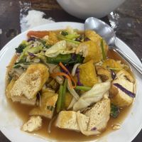 Fried tofu 100 baht  at Soul Organics in Koh Phangan