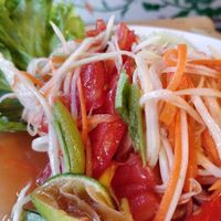 Papaya Salad at Soul Organics in Koh Phangan
