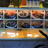 Every food 70 baht, red rice 30 baht at Soul Organics in Koh Phangan