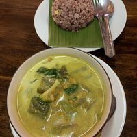 Green curry at Soul Organics in Koh Phangan