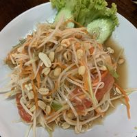 Papaya salad at Soul Organics in Koh Phangan