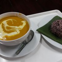 Pumpkim soup at Soul Organics in Koh Phangan