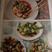 Menu page at WOK- Parque de la 93 in Bogota