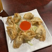Fried wontons  at Teapot Vegetarian House in Redmond