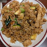 Fried rice at Teapot Vegetarian House in Redmond