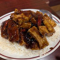 Mongolian tofu at Teapot Vegetarian House in Redmond