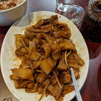Rice noodles at Teapot Vegetarian House in Redmond