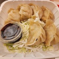 Steamed dumplings at Teapot Vegetarian House in Redmond