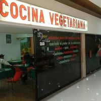 Entrance  at Cocina Vegetariana in Bogota