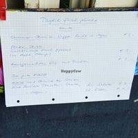 menu at Naturkostcafe and Vegetarian Restaurant in Baden Baden