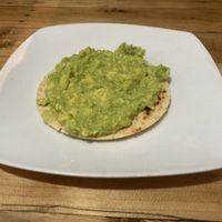 Vegan arepa con guacamole   at Nativa in Bogota