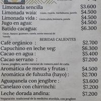 Drinks at Nativa in Bogota