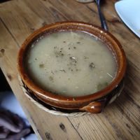 Chickpea soup at Nativa in Bogota