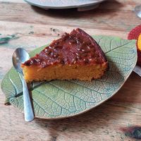 Torta de maracuya at Nativa in Bogota