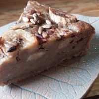 Banana cake at Nativa in Bogota