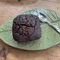 Brownie vegano  at Nativa in Bogota