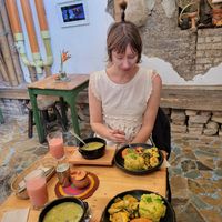 Daily special came with all this! Great price and filling. at Nativa in Bogota