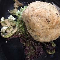 veggie burger at Nativa in Bogota