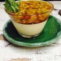 Maracujá cheesecake at Nativa in Bogota