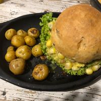 Natural Hamburger at Nativa in Bogota