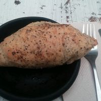 vegan empanadas filled with potatoes  at Nativa in Bogota