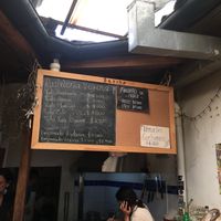 Bakery menu at Nativa in Bogota