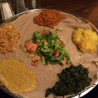 Vegetable injera at Keren in Washington
