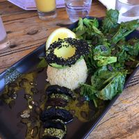 Seasonal greens at Ravens Coffee in Denmark