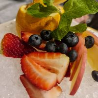 Fruit platter ~ 5/9/22 at Joie Restaurant in Central Singapore