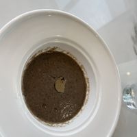 Mushroom soup   at Joie Restaurant in Central Singapore