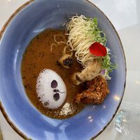 “Seafood” pasta Singapore style   at Joie Restaurant in Central Singapore