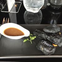 Charcoal Tempura at Joie Restaurant in Central Singapore