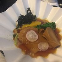 Bailing Mushroom on paper hot pot at Joie Restaurant in Central Singapore