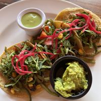 Cactus tacos   at Lola Valentina in Isla Mujeres