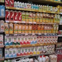 None dairy milk section. at Naturalia in Malakoff